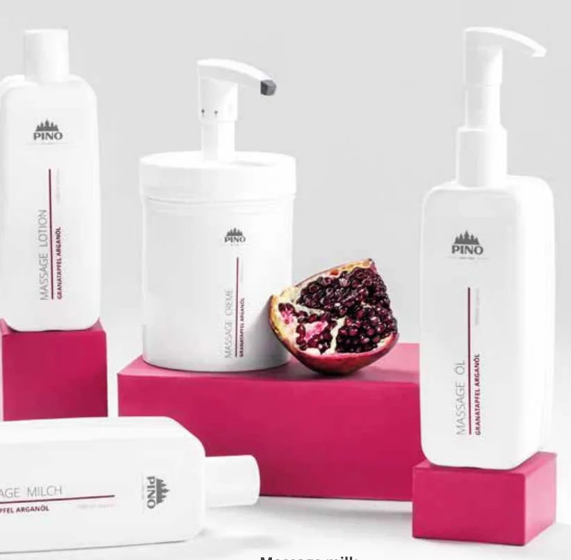PINO Pomegranate Argan Oil Massage Range