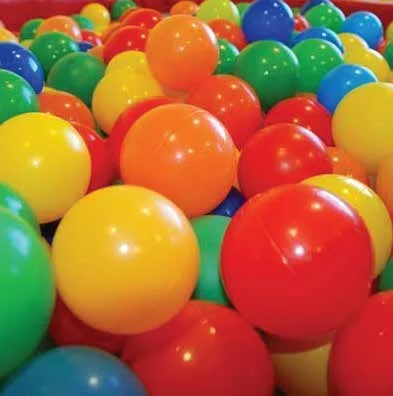 7.5 cm Ballpool Balls – Mixed colours (box of approx. 500)